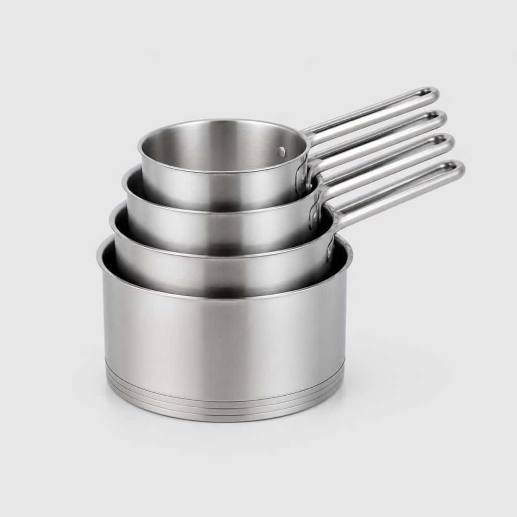 Batterie de cuisine induction, vue d'ensemble
