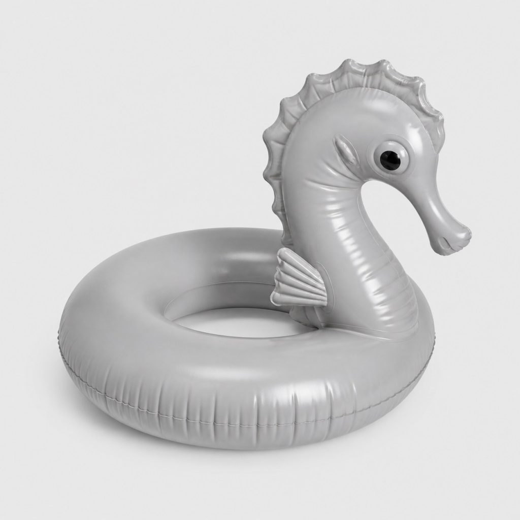 Bouée grand format tête d'hippocampe, vue de face