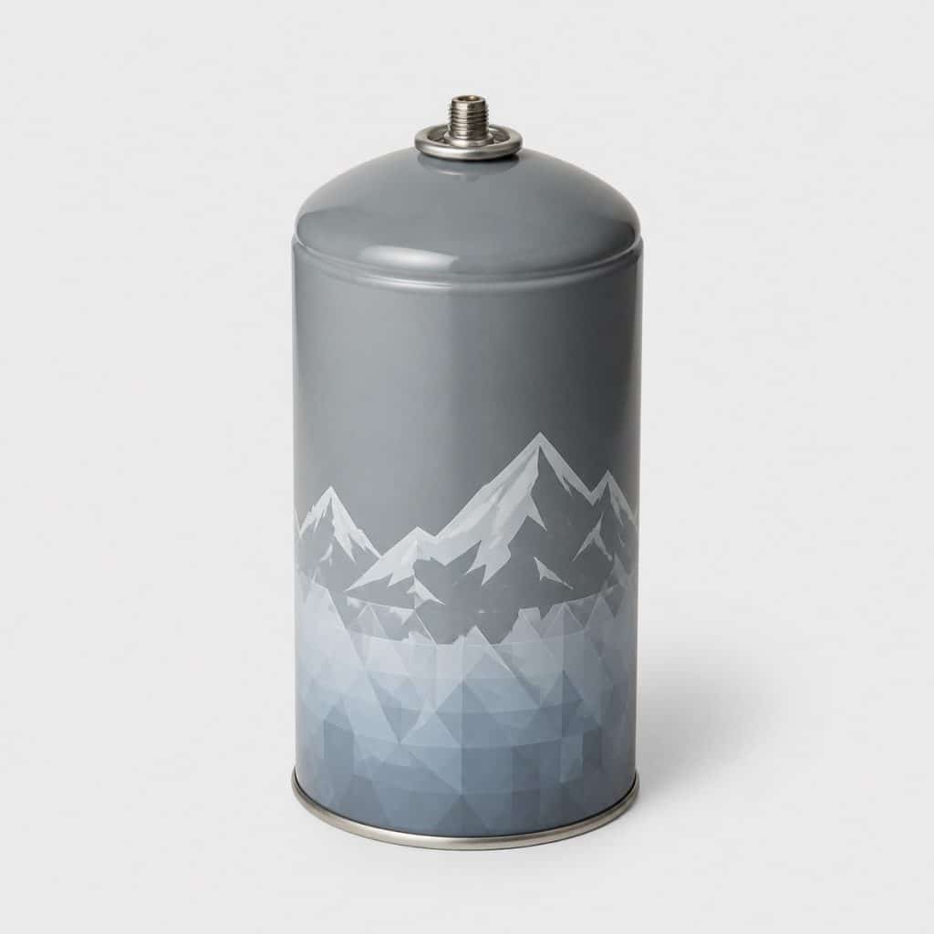 Cartouche gaz 450 g grand froid, vue de face