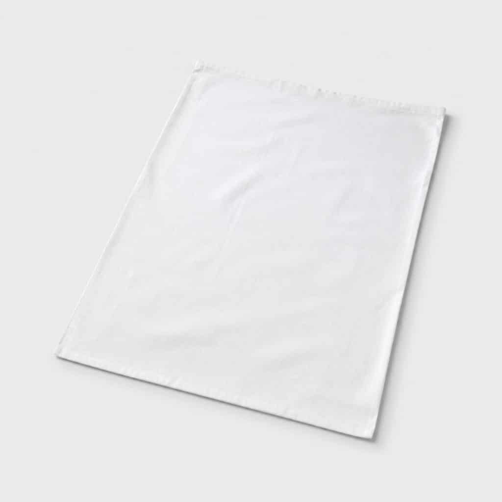 Drap de sac coton, vue déployée