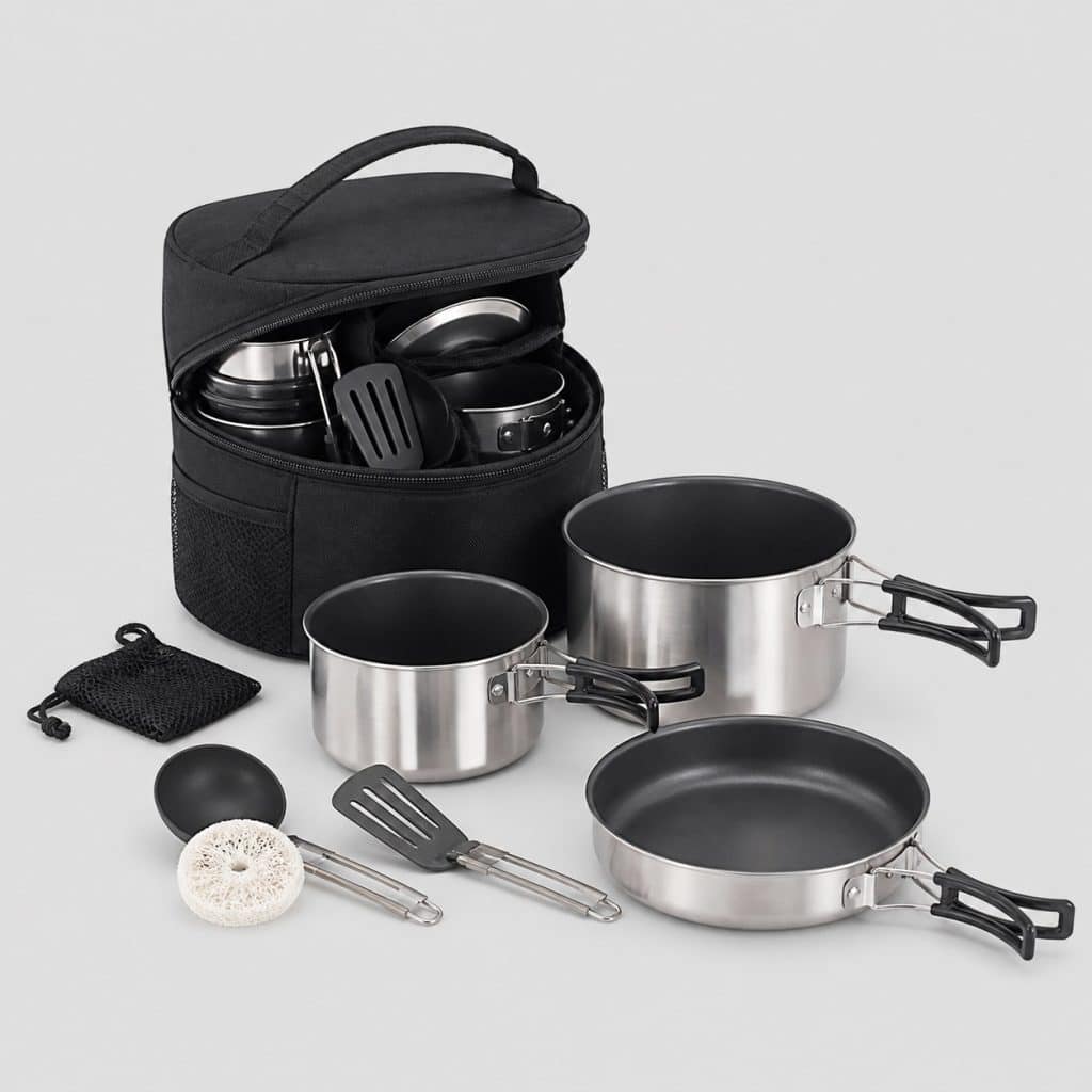 Ensemble de cuisine complet, vue d'ensemble